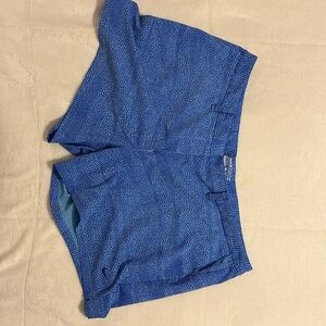 Nike Golf Dri-Fit women’s size 14 Shorts light blue and royal blue/purple print